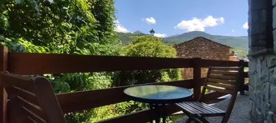 Vista general de una montaña o vista desde el apartamento