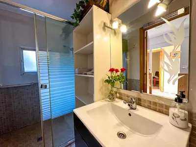 Un baño de Casa Rural Los Pinos