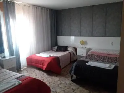 Cama o camas de una habitación en Hostal Texas 2
