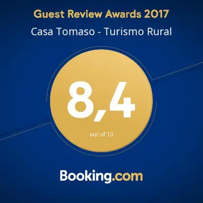 Certificado, premio, señal o documento que está expuesto en Casa Rural Tomaso II