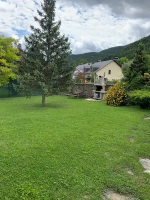 Paisaje cerca de este chalet de montaña