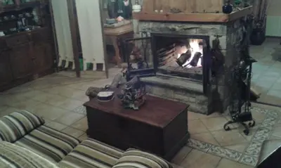 Zona de estar de Casa Gely