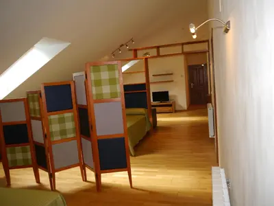 Cama o camas de una habitación en Villa Russell Hotel&Apartments