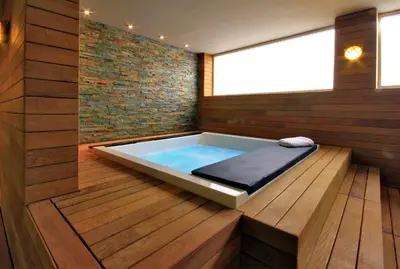 Cama o camas de una habitación en Lagaya Apartaments & Spa