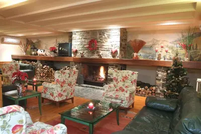 Zona de estar de Hotel Vilagaros