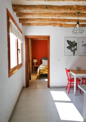Cama o camas de una habitación en Mas de Pau - Boutique Apartments