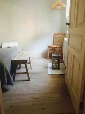 Cama o camas de una habitación en Atico Estafeta