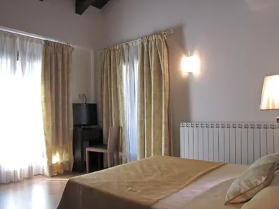 Cama o camas de una habitación en Hotel Sesué