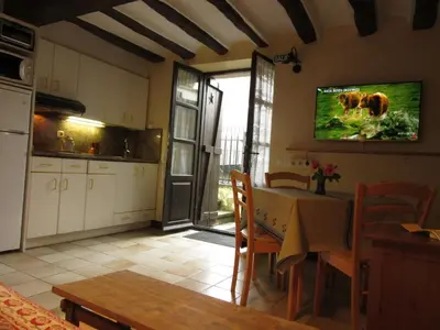 Una cocina o zona de cocina en Rincón de Altikarra