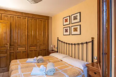 Cama o camas de una habitación en La Borda de Marco