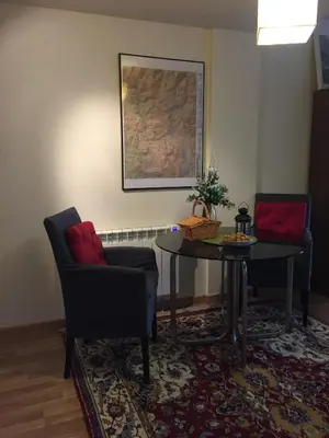 Zona de estar de BIOK Ainsa Ordesa-Monte Perdido'