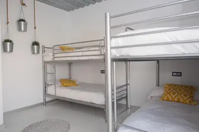 Cama o camas de una habitación en Casa BlancadeNavarra