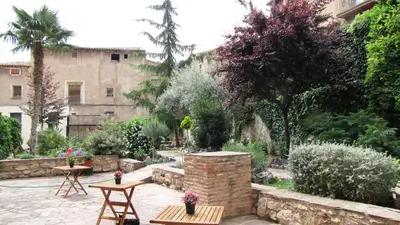 Jardín al aire libre en Posada del Almudí