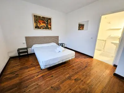 Cama o camas de una habitación en Complejo Bubal Formigal 3000