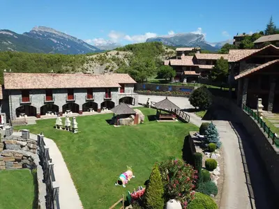 Paisaje cerca of this country house