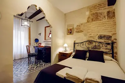 Cama o camas de una habitación en Casa el Sastre II