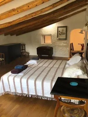 Cama o camas de una habitación en Casa María