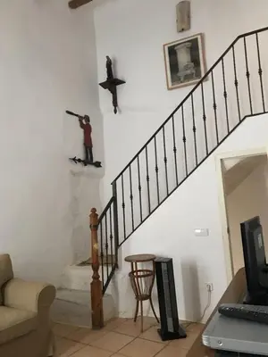 Una televisión o centro de entretenimiento en Casa María