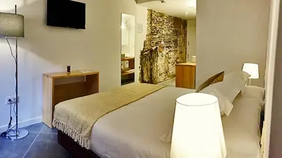 Cama o camas de una habitación en Hotel Secrets Priorat