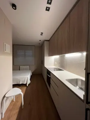 Una cocina o zona de cocina en Hostal Crisami