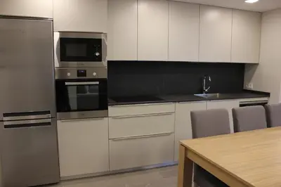 Una cocina o zona de cocina en Apartamento Sanguesa