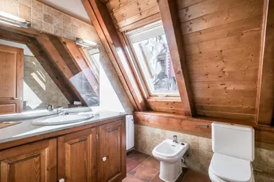 Un baño de Apartamentos SNÖ Mont Romies Unhola