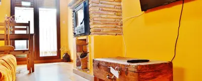 Una televisión o centro de entretenimiento en Casa Javier