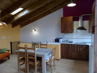 Una cocina o zona de cocina en Casa Javier