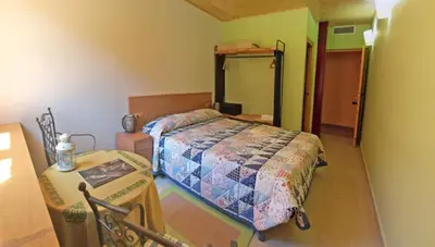 Cama o camas de una habitación en Observatorio de Buitres Mas de Bunyol