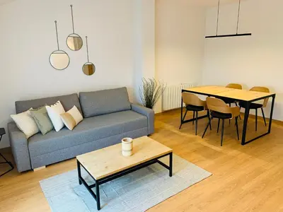 Zona de estar de Apartamentos Best Ainsa