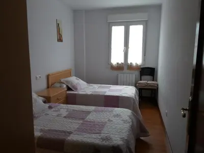 Cama o camas de una habitación en LEKU-EDER