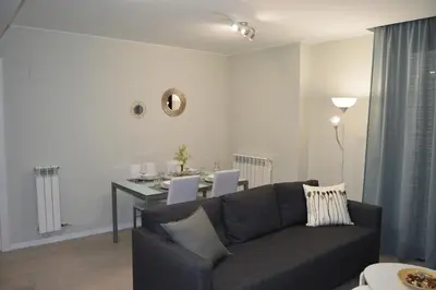 Zona de estar de Apartamenticos Plaza del Pilar I