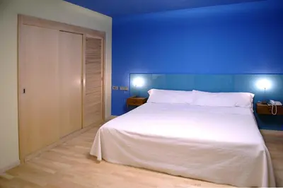 Cama o camas de una habitación en La Merced de la Concordia