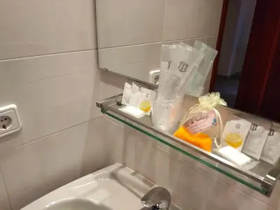 Un baño de Hotel Delicias