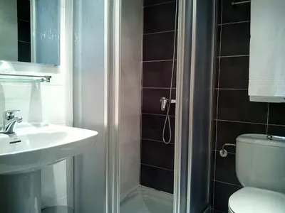 Un baño de Hotel Delicias