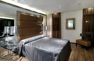 Cama o camas de una habitación en Kadrit Hotel