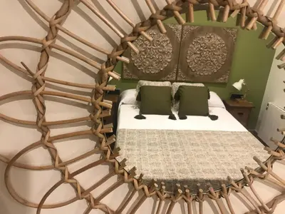 Cama o camas de una habitación en Apartament Neret II