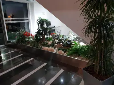 Jardín al aire libre en Norte Hotel