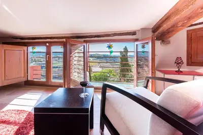 Zona de estar de Hotel Cal Llop