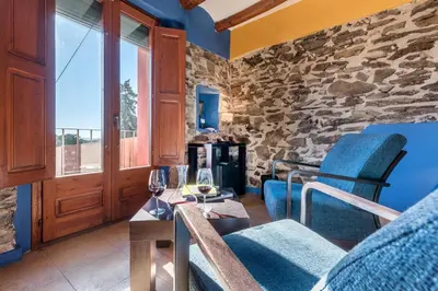 Zona de estar de Hotel Cal Llop