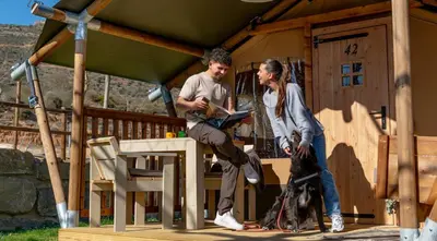 Clientes alojados en La Noguera Camping