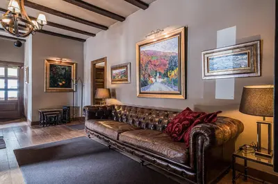 Zona de estar de Hotel Venta de Ulzama