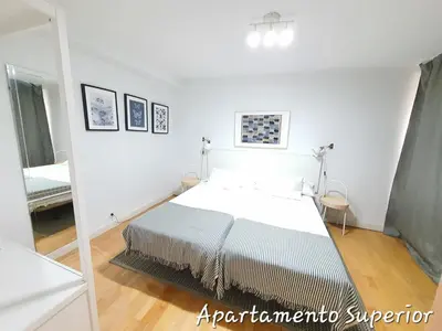 Cama o camas de una habitación en Navas I