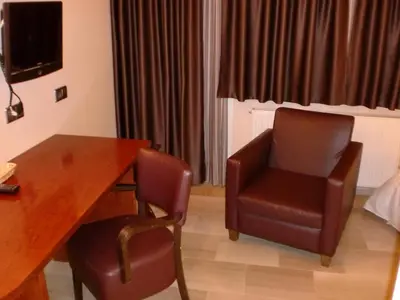Una televisión o centro de entretenimiento en Hotel & Spa Can Josep Winery