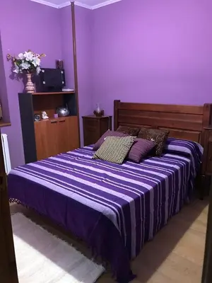 Cama o camas de una habitación en Casa Rural Teodoro Barrio