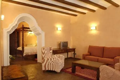 Zona de estar de La Casona del Solanar