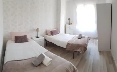 Cama o camas de una habitación en Apartamento 