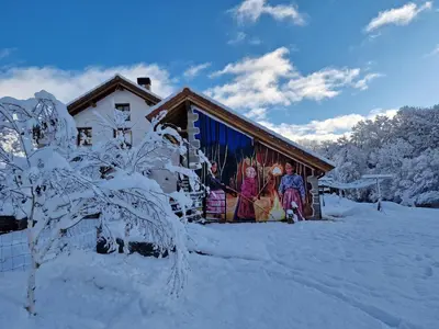 Hostal Rural Iratiko Urkixokoa en invierno