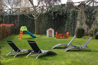 Jardín al aire libre en Casa Rural Sofia Ordesa