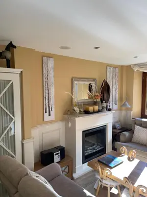 Una televisión o centro de entretenimiento en La Casa Del Pla